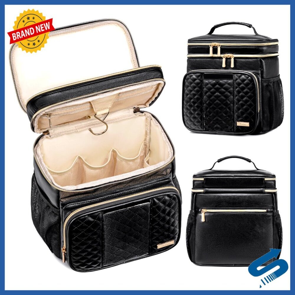 Large Hanging Travel Toiletry Bag Water Resistant Shower Caddy Makeup Organizer